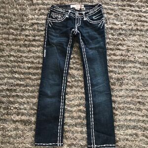 Laguna Beach Jeans Size 27. Limited Design - Metal Crystal Logo! Top Quality!